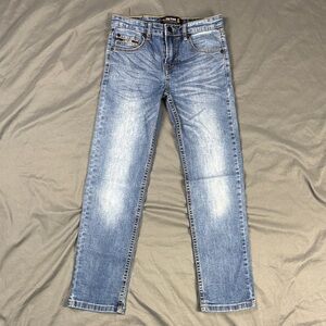 Zoo York Youth Size 11/12 Light Blue Stretch Slim Jeans